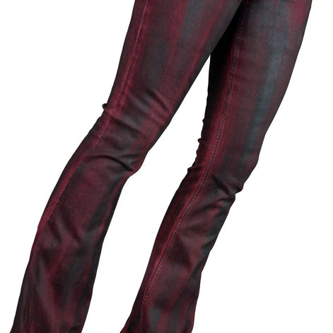 Wornstar Hellraiser Coated Jeans – Crimson