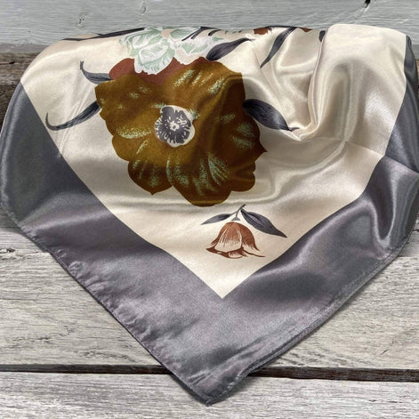 35x35" Field of Wild Flowers Wild Rag Scarf