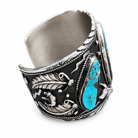 Brenda Jimenez Monument Royston Turquoise Collector Cuff