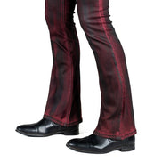 Wornstar Hellraiser Coated Jeans – Crimson