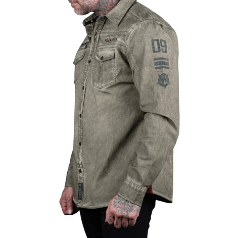 Wornstar Seek And Destroy Shirt - Olive