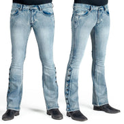 Wornstar Hellraiser Side Button Jeans – Classic Blue
