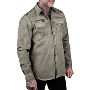 Wornstar Seek And Destroy Shirt - Olive