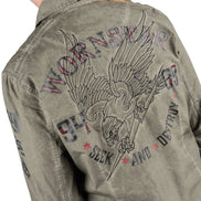 Wornstar Seek And Destroy Shirt - Olive