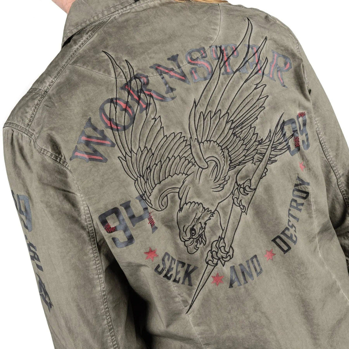 Wornstar Seek And Destroy Shirt - Olive