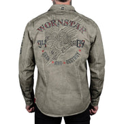Wornstar Seek And Destroy Shirt - Olive