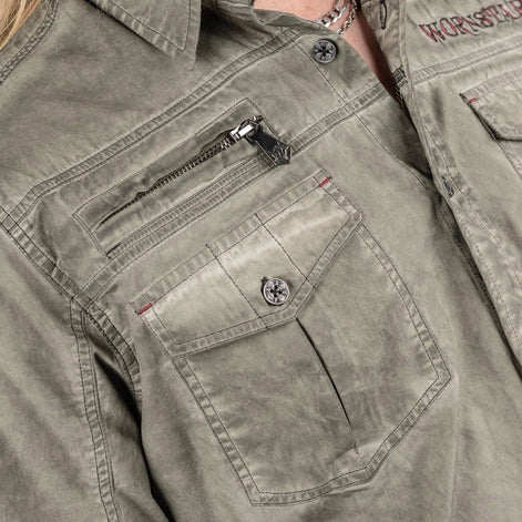Wornstar Seek And Destroy Shirt - Olive