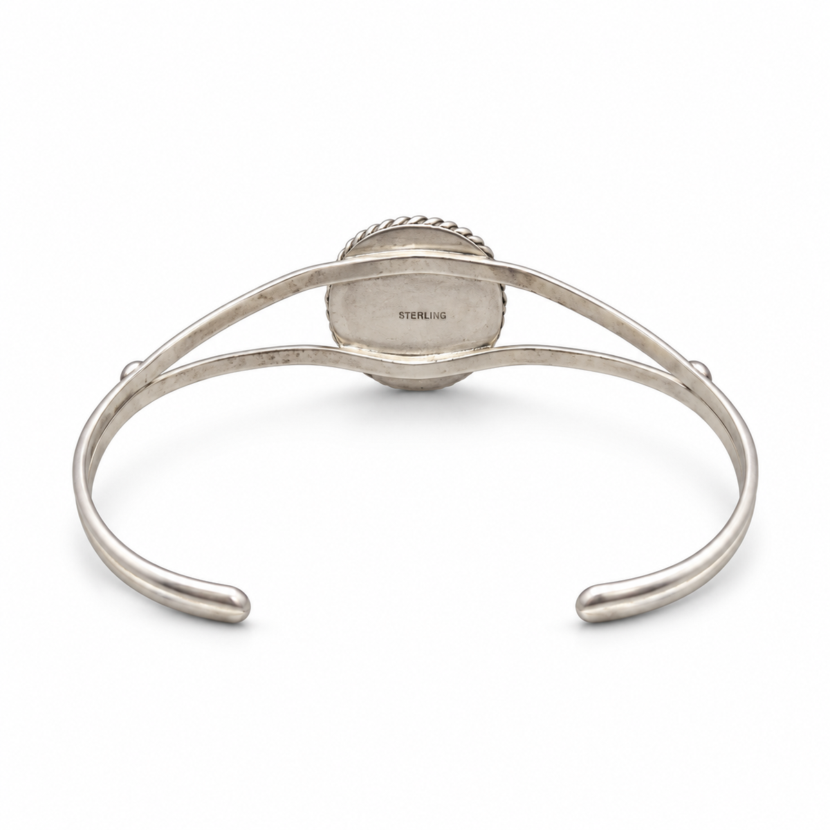 The Black Mesa Matrix Sterling Silver Cuff