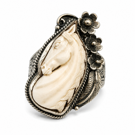The Wild Horse Bloom Statement Ring