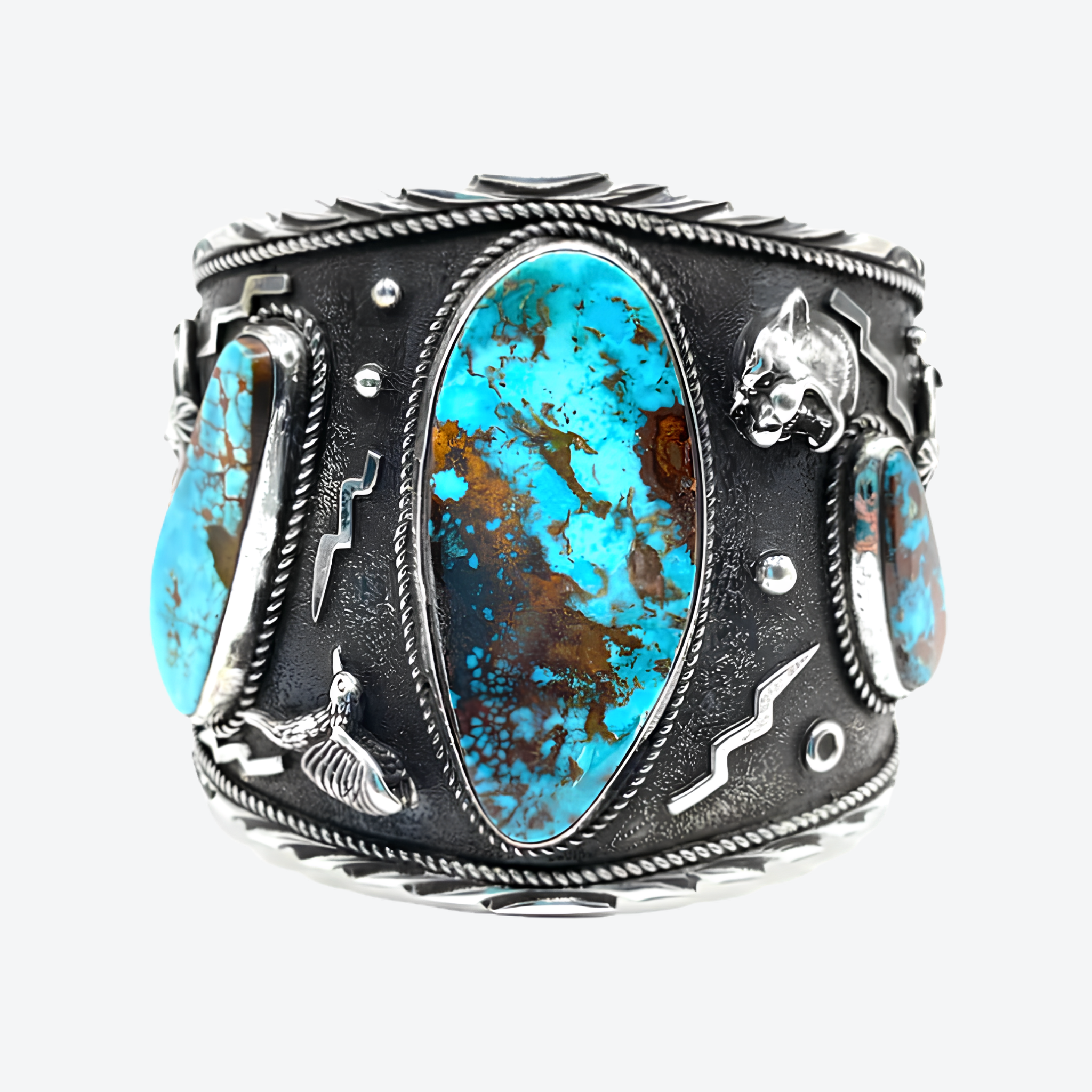 Brenda Jimenez Monument Royston Turquoise Collector Cuff