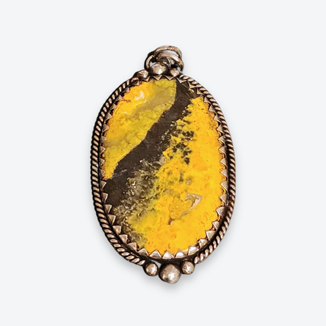 Large Oval Bumble Bee Pendant