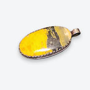 Extra Large Bumble Bee Oval Pendant