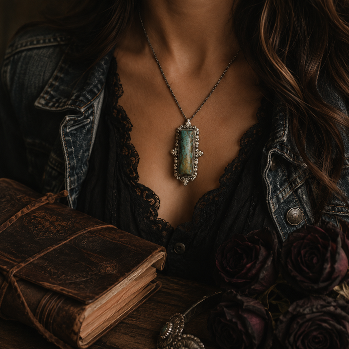 The Turquoise Cathedral Pendant
