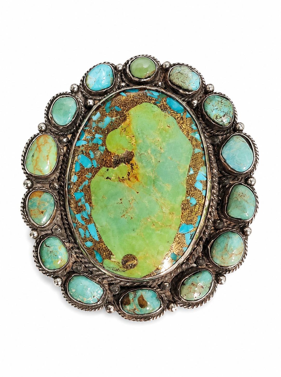 Grand Turquoise Halo Buckle
