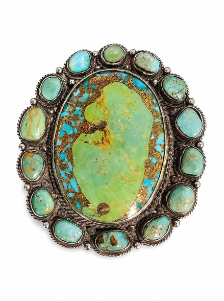 Grand Turquoise Halo Buckle