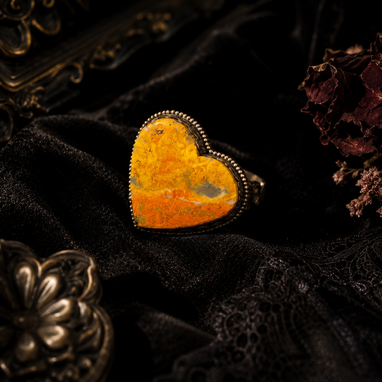 The Queen Bee Heart Ring