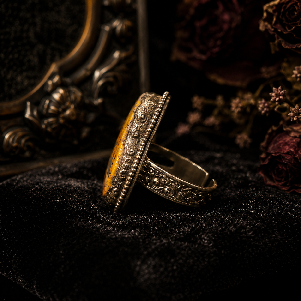 The Queen Bee Heart Ring