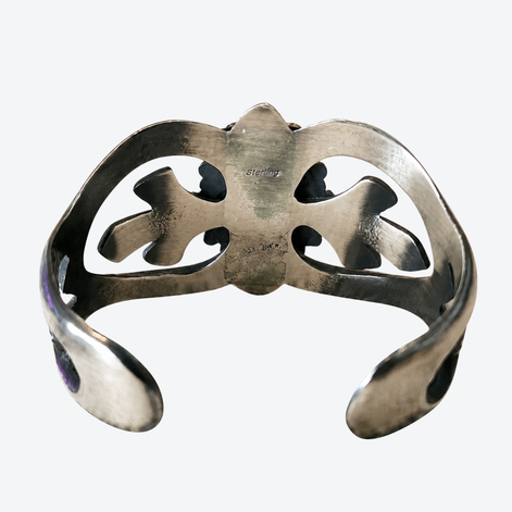 Harrison Bitsui Sterling Silver Turquoise Cuff