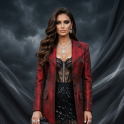 The Crimson Brocade Coat