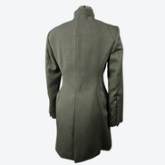 The Isabella Military Coat in Highland Moss wool by Iron & Iris