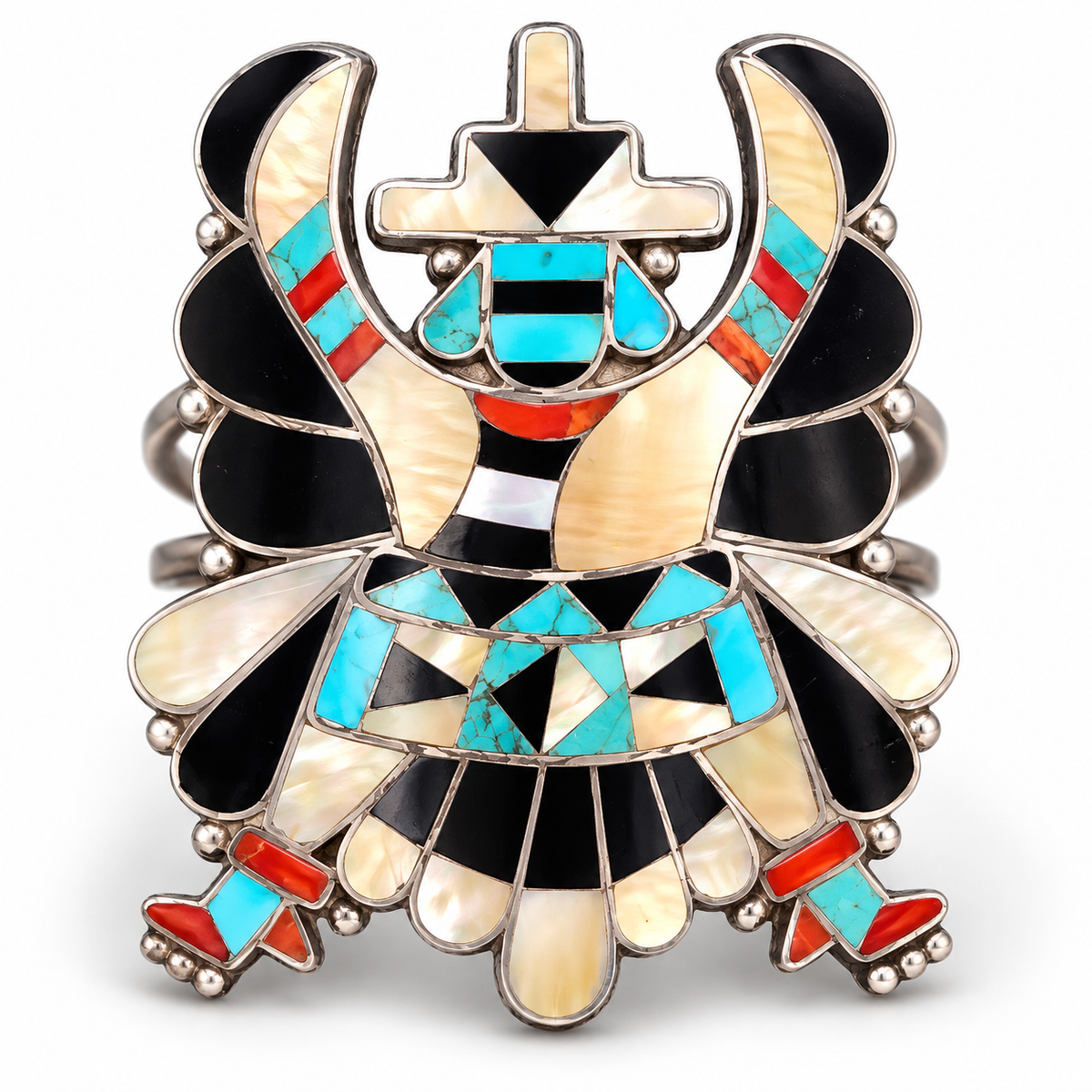 Sky Dancer Inlay Collector Cuff