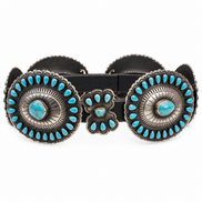 Sundance Bow Tie Turquoise Concho Belt