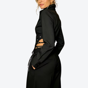 The Iris Victorian Corset-Inspired Blouse