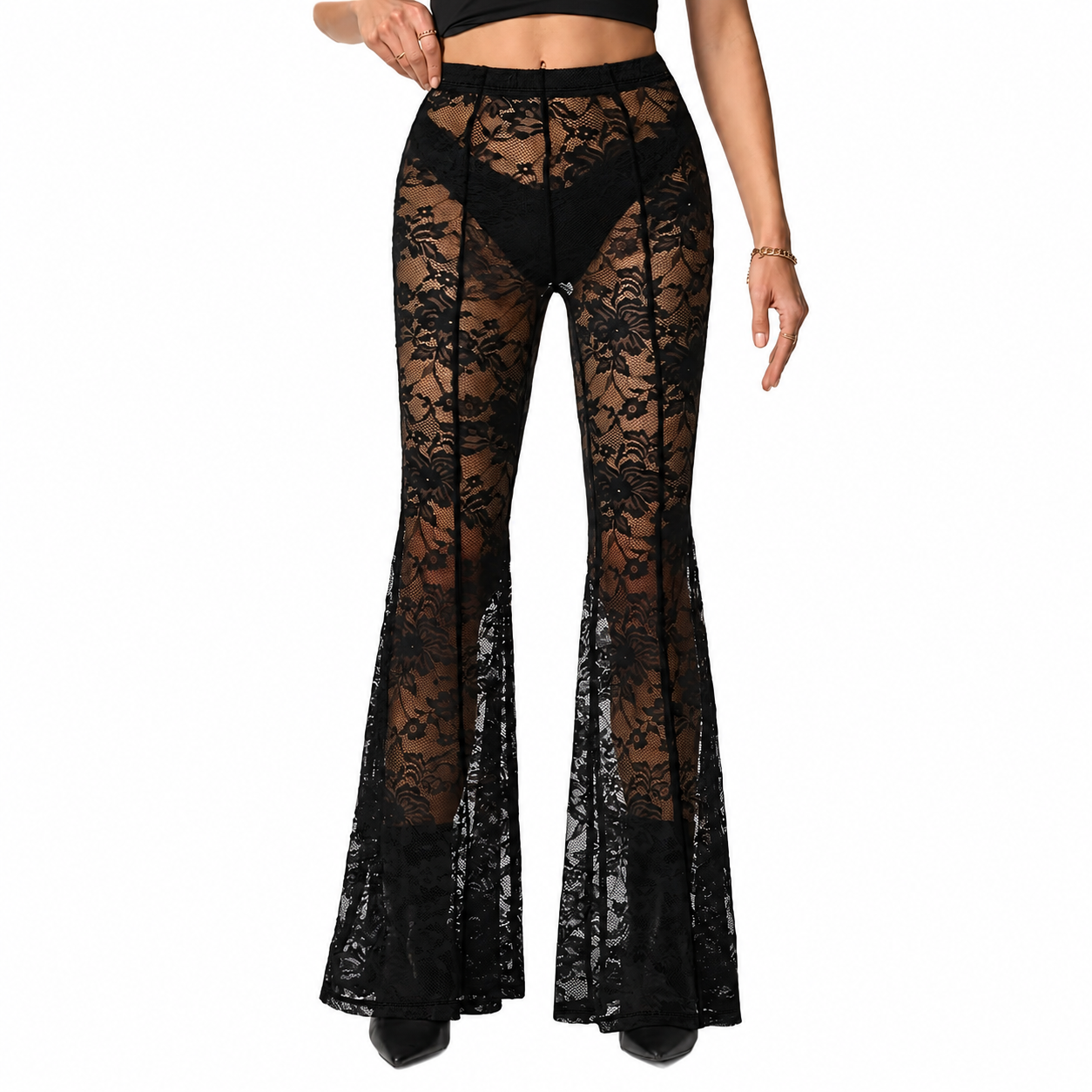 The Midnight Veil Lace Pant