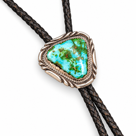 The Turquoise Outlaw Bolo Tie
