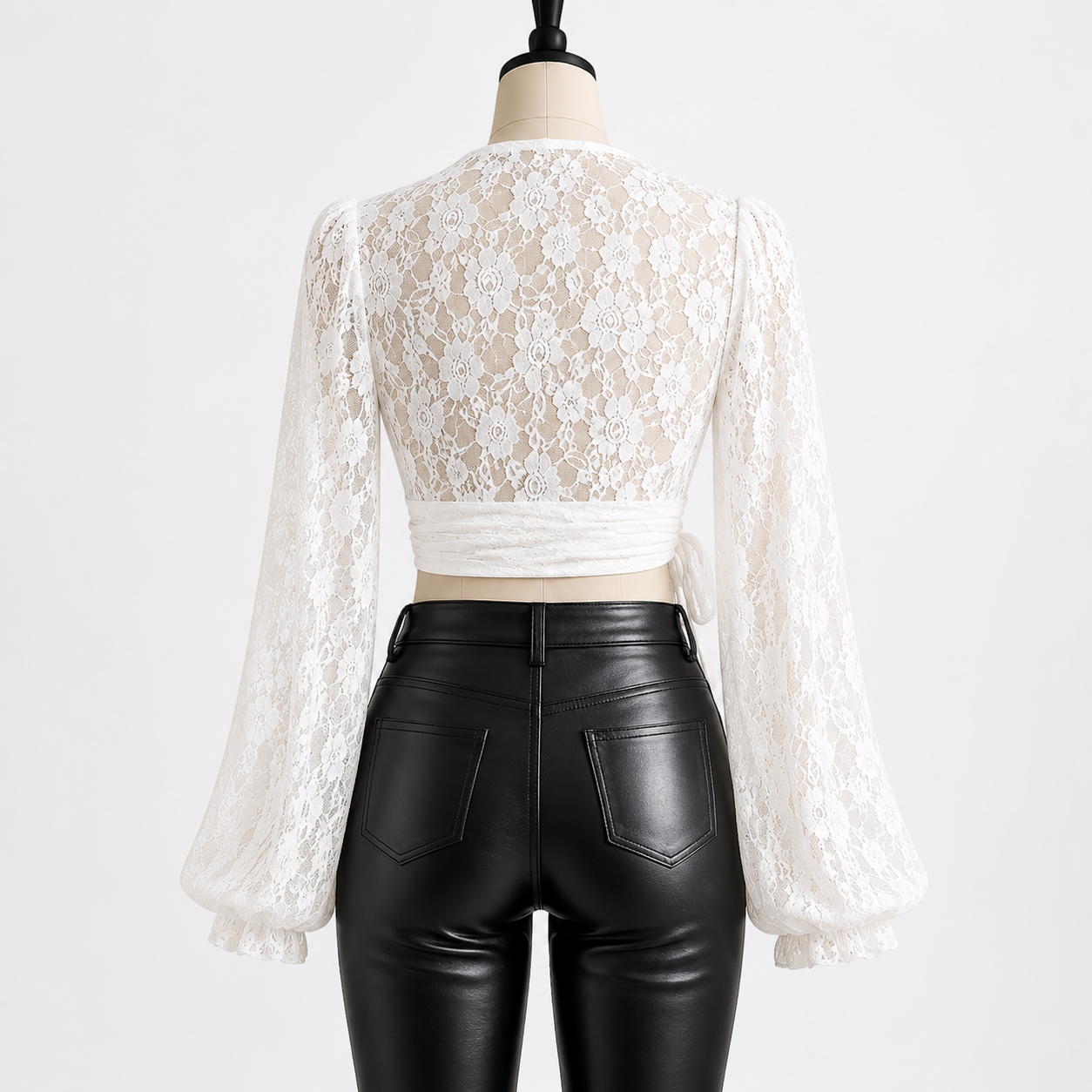 The Ivory Rose Wrap Blouse