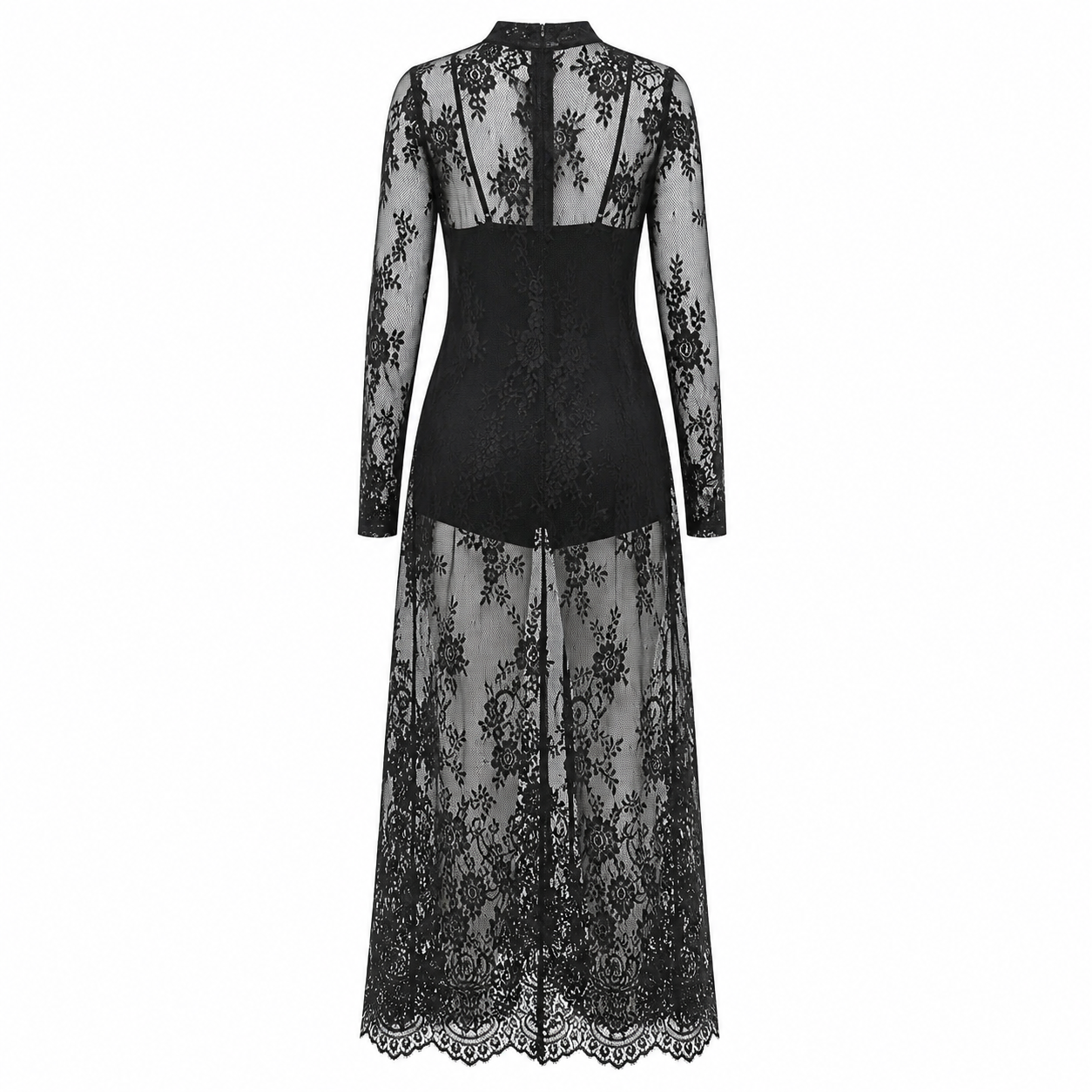 The Midnight Lace Overlay Back