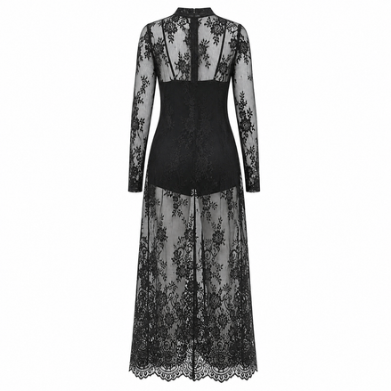 The Midnight Lace Overlay Back