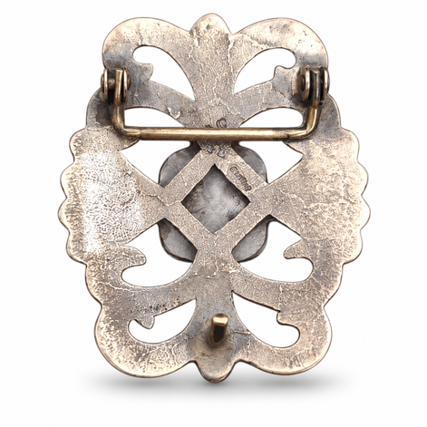 The Palomino Turquoise Sterling Silver Buckle by Chimney Butte