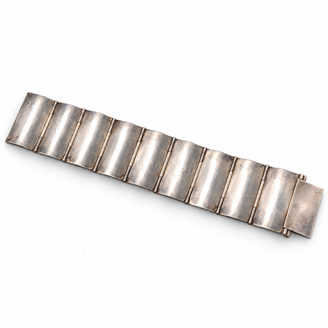 The Siam Shadow Bracelet – Vintage Thai Niello Panel Bracelet