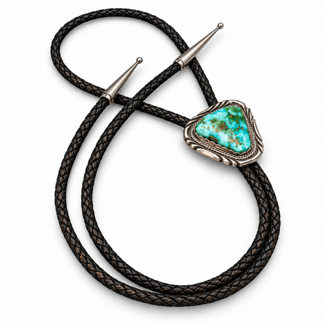 The Turquoise Outlaw Bolo Tie