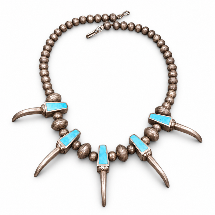 The Five Talons Sleeping Beauty Turquoise Necklace