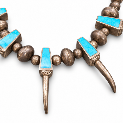 The Five Talons Sleeping Beauty Turquoise Necklace
