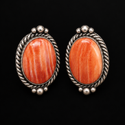 The Ember Mesa – Signed P. Yazzie Spiny Oyster & Sterling Silver Jewelry Set