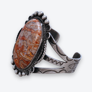 Sterling Silver Jasper Collector Cuff