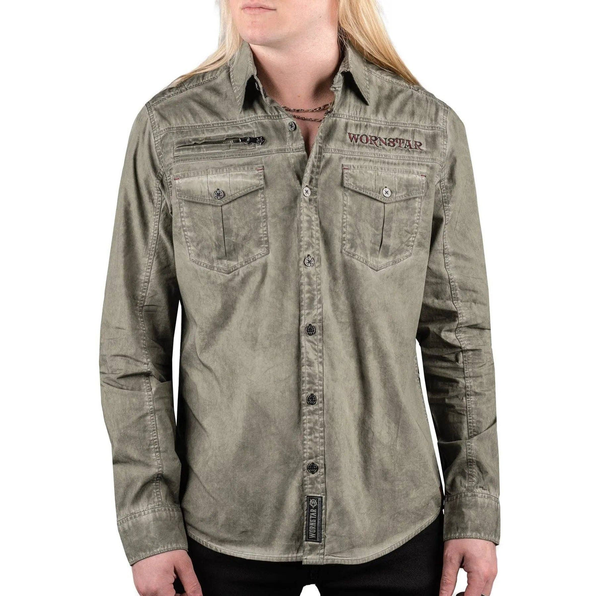 Wornstar Seek And Destroy Shirt - Olive
